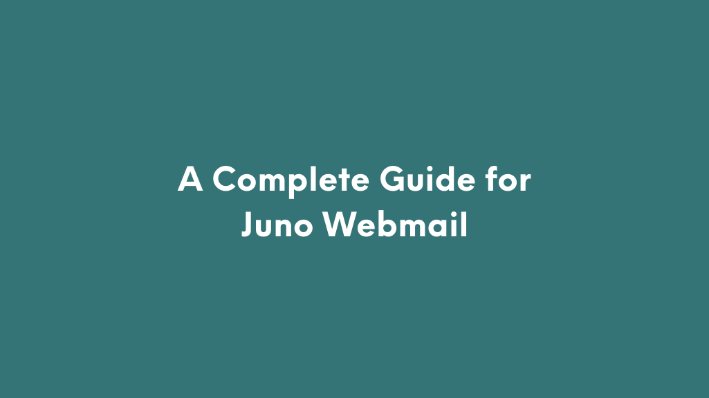 Juno Webmail