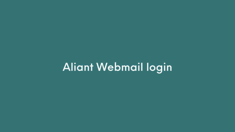 Aliant Webmail login