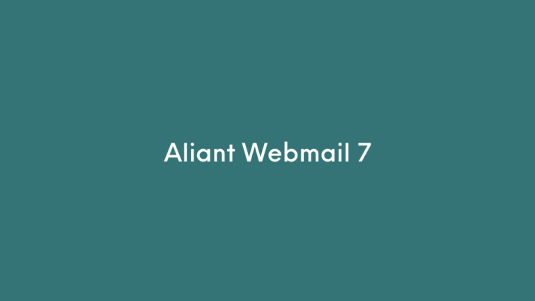 Aliant Webmail 7